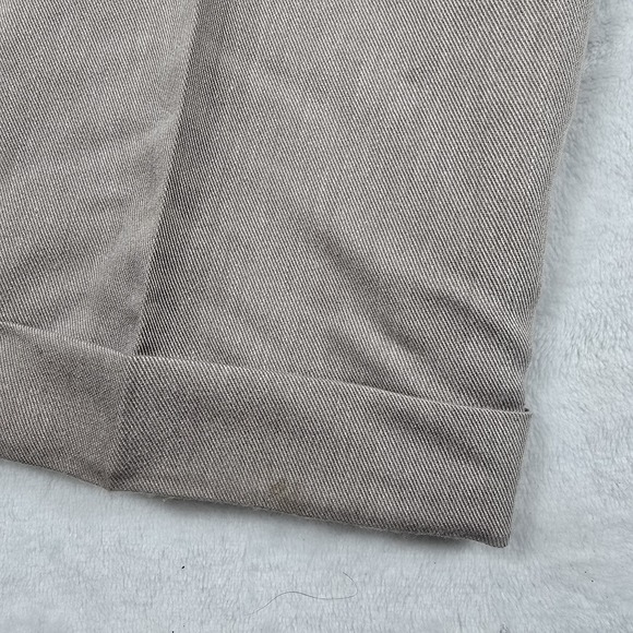 Men's Pleated Cuffed Dress Pants Size 36x29 Beige Taupe USA Made - Picture 8 of 8